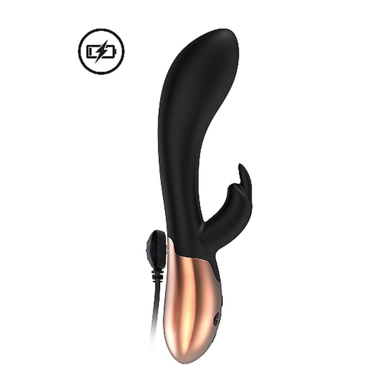 Heating Rabbit Vibrator - Opulent - Black